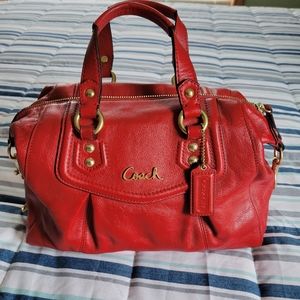 Red Coach Purse
